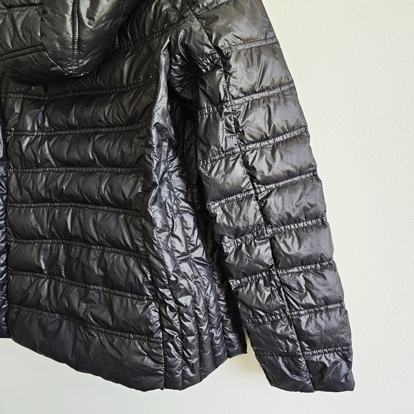 Duck Down MICHAEL Michael Kors Packable Short Down Fill Black Women's Jacket, S - Picture 12 of 16
